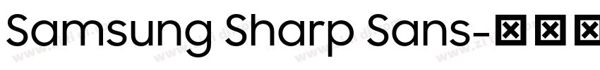 Samsung Sharp Sans字体转换